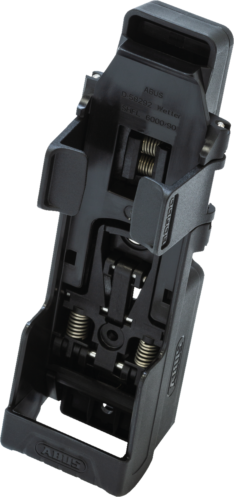Abus Bordo Combo 6100/90 Monkeylink Folding Lock w/SHFL Bracket in Black-1