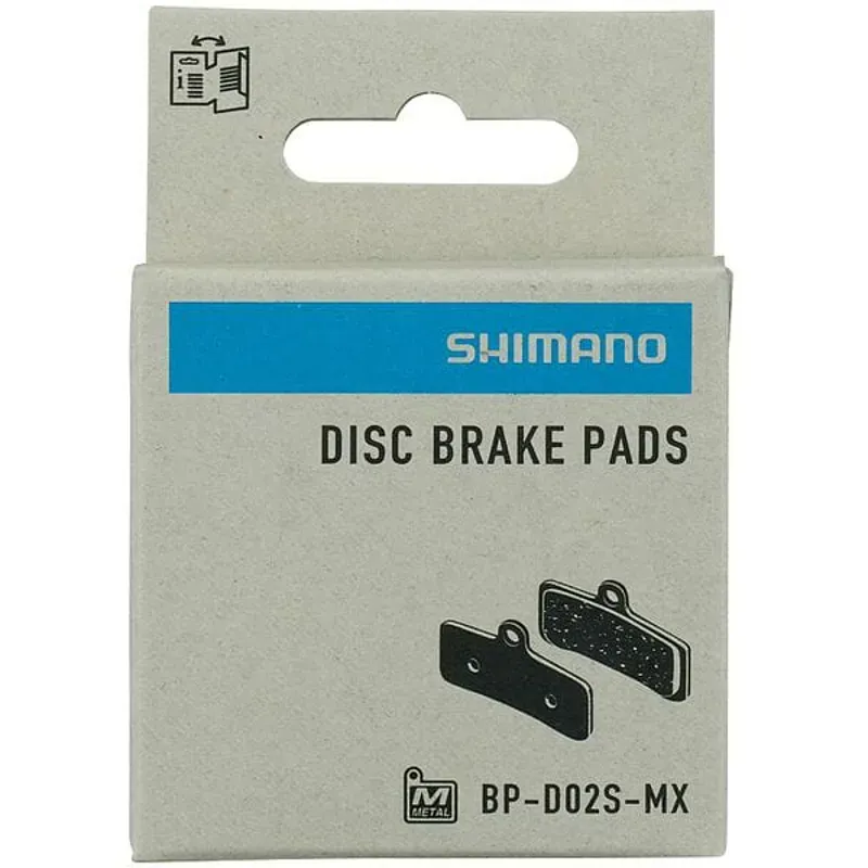 Shimano - D02S-MX Disc Brake Pads and Spring - Metal Sintered Pad / Steel Back-2