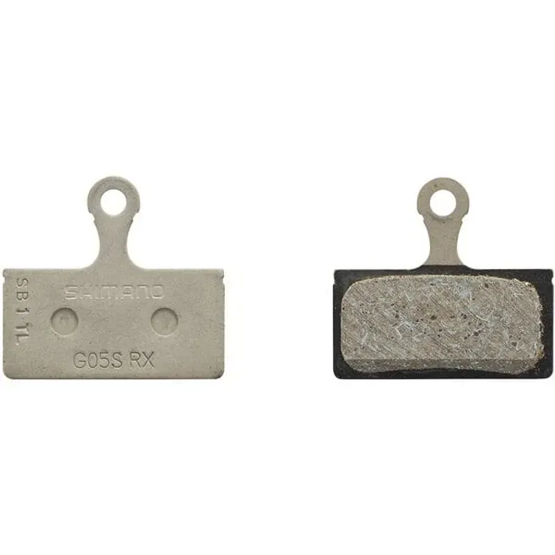 Shimano - G05S-RX Disc Brake Pads and Spring - Resin Pad / Steel Back