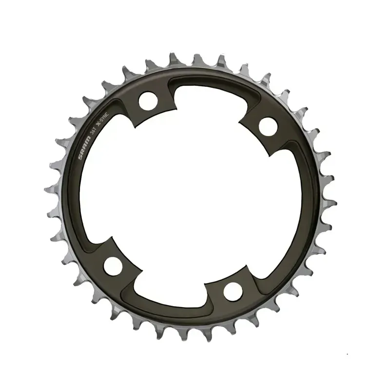 SRAM X-Sync 107-bcd Road Chainring in Blast Black