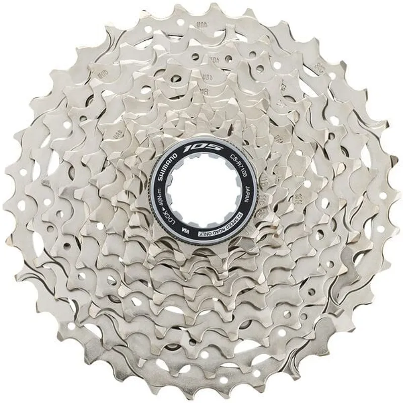 CASS 105 R7101 12 Spd 11- 34 Silver 11 - 34 teeth