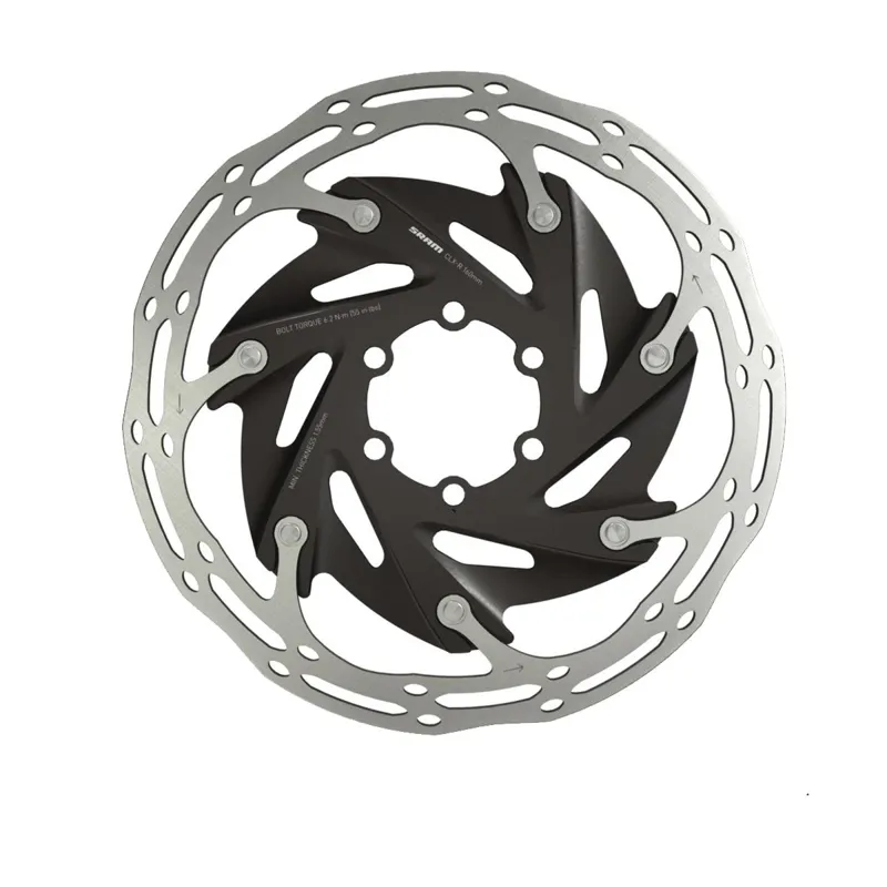 Sram Centerline X Road 2 Piece Rounded Rotor in Black