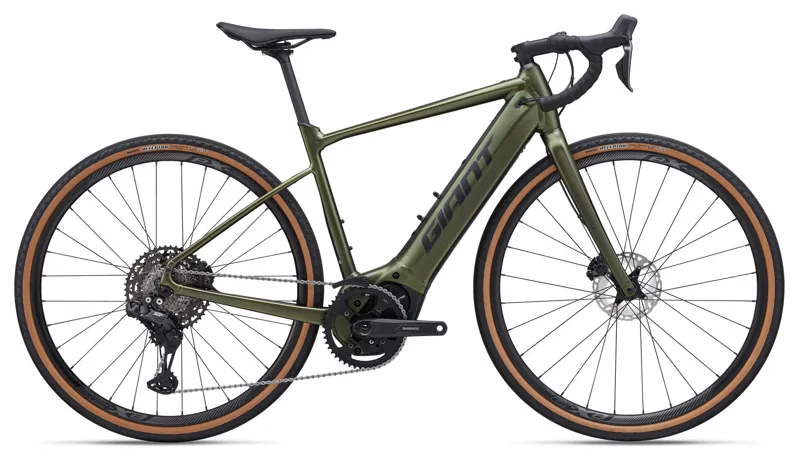 Giant - Revolt E+ 1 Electric Road Bike in Phantom Green