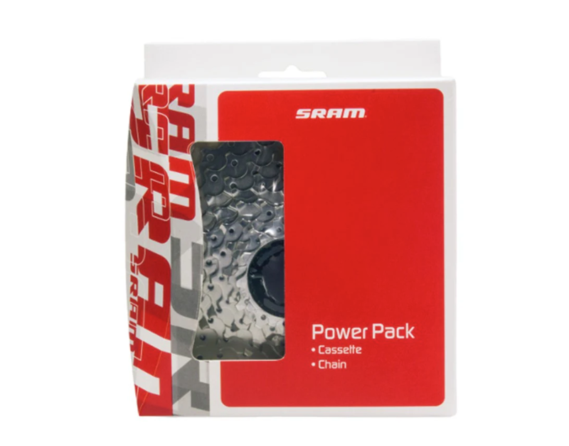 SRAM PowerPack PG-1130 11-speed 11-28-tooth Cassette/PC-1110 Chain in Grey
