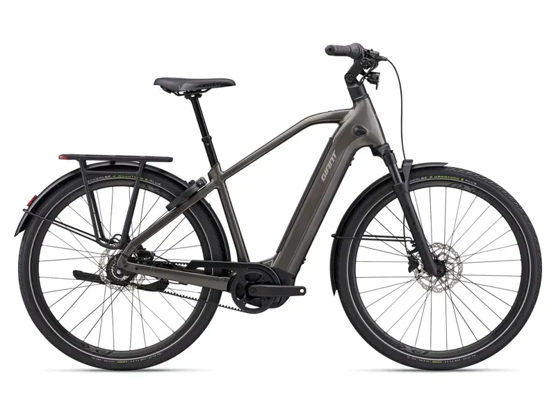 Giant - AnyTour E+ 3 DD Electric Commuter Bike in Stealth Chrome