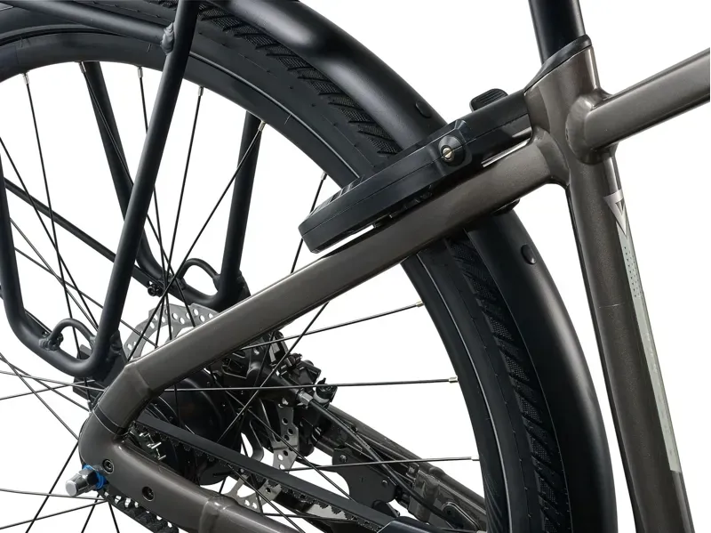 Giant - AnyTour E+ 3 DD Electric Commuter Bike in Stealth Chrome-5