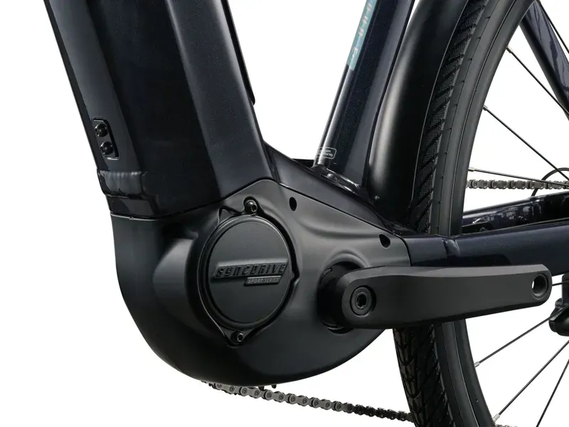 Giant - AnyTour E+ 4 DD Electric Commuter Bike in Cold Night-5