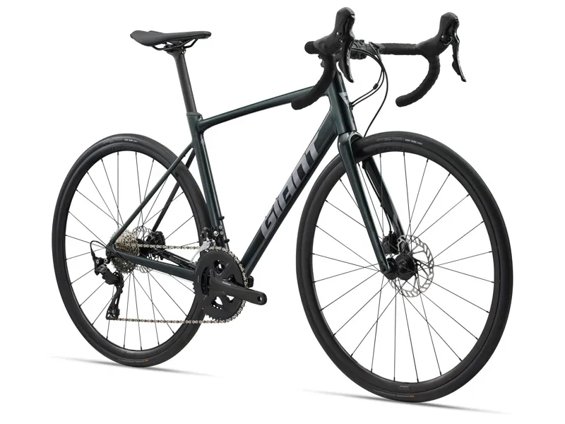 Giant - Contend SL 1 Disc Road Bike in Asphalt Green-1