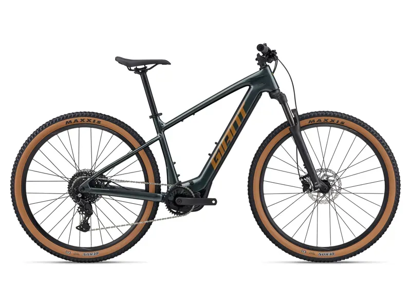 Giant - Talon E+ Hardtail Electric Mountain Bike in Asphalt Green
