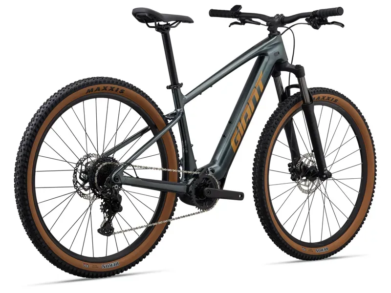 Giant - Talon E+ Hardtail Electric Mountain Bike in Asphalt Green-2