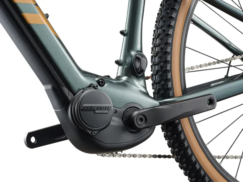 Giant - Talon E+ Hardtail Electric Mountain Bike in Asphalt Green-4