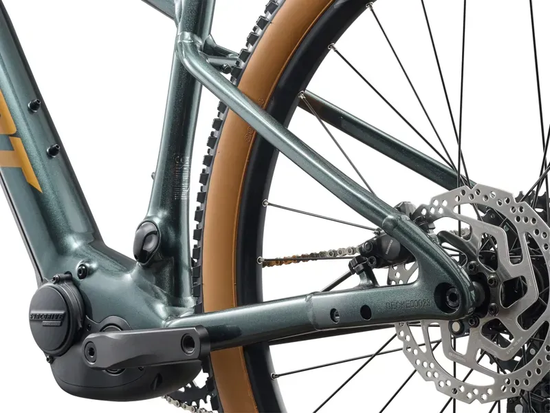 Giant - Talon E+ Hardtail Electric Mountain Bike in Asphalt Green-5