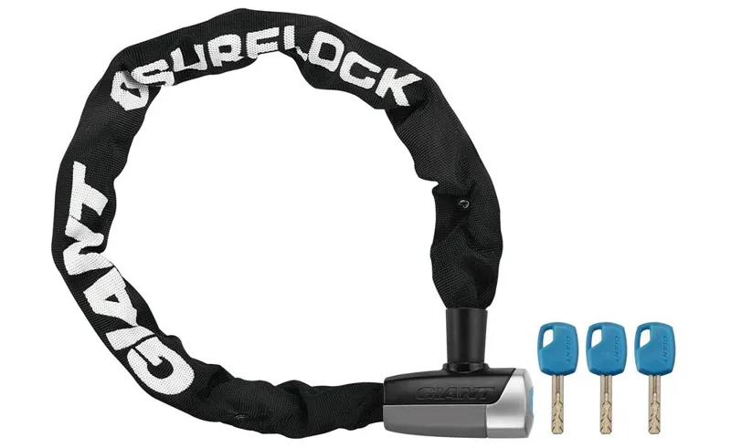 Giant - Surelock Force 1 Chain Lock w/Keys