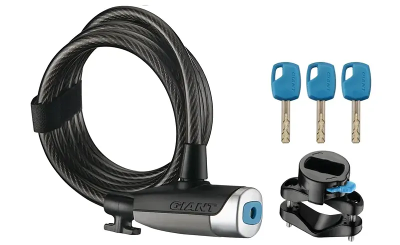 Giant - Surelock Flex Coil 10 Cable Lock w/Keys