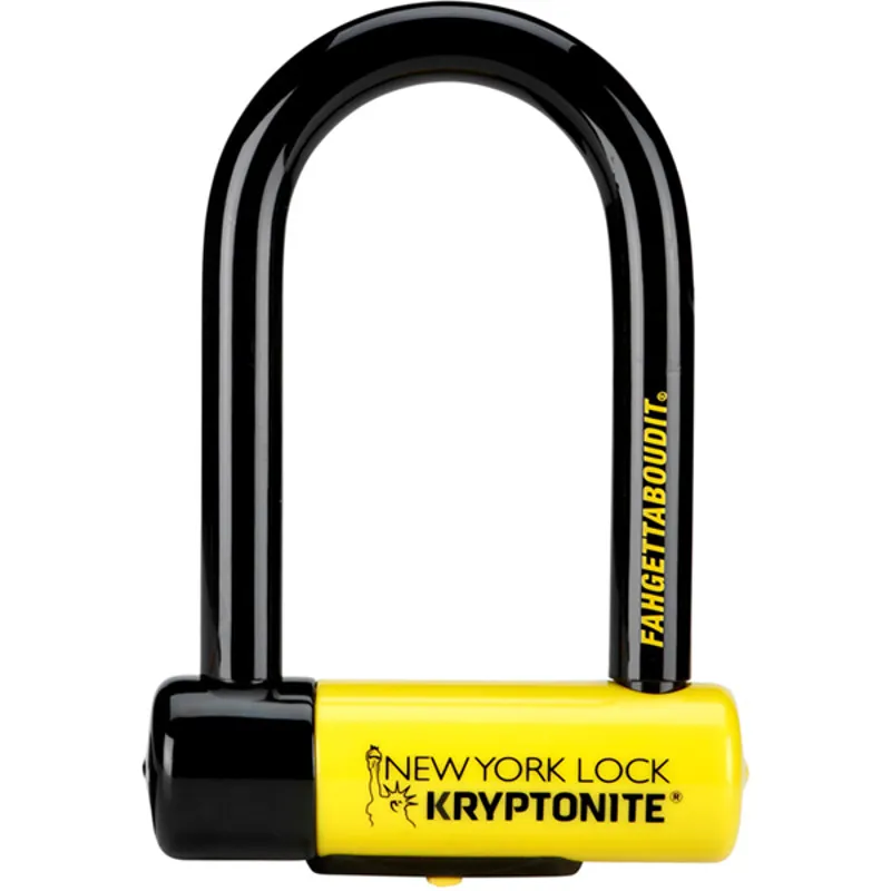 Kryptonite - New York Fahgettaboudit D Lock w/Keys - Rated Gold