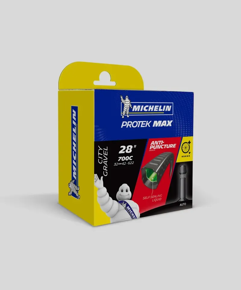 Michelin Protek Max 700c 33-46mm 48mm SV Road Inner Tube in Black