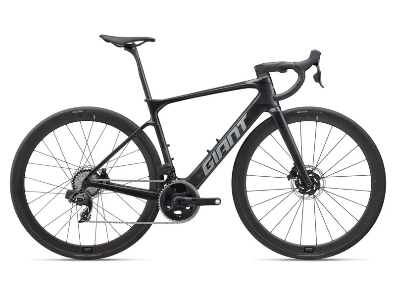 Giant - Defy Advanced E+ Elite 1 E-Road Bike In Raw Carbon
