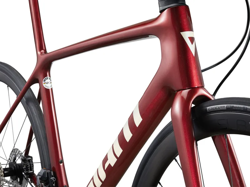 Giant TCR Advanced SL Disc 1 Performance Road Bikes in Sangria-1