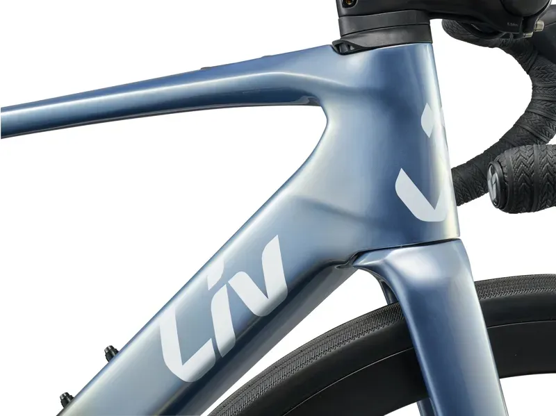 Liv - Avail Advanced E+ Elite 1 Electric Road Bike in Dreamy Blue/Carbon Smoke-5
