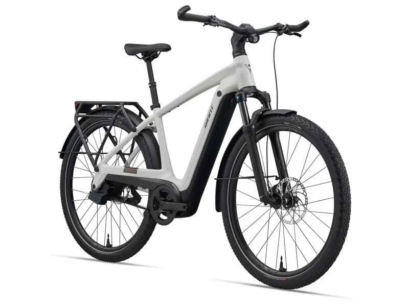 Giant - Explore E+ 0 Electric Hybrid Bike in Snow Drift-1