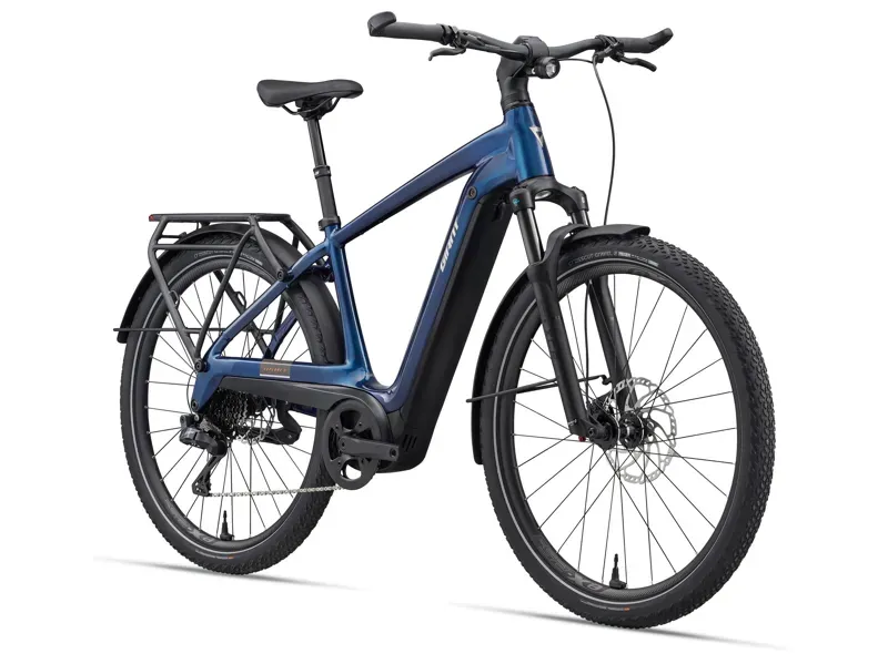 Giant - Explore E+ 1 Electric Hybrid Bike in Metallic Navy-1