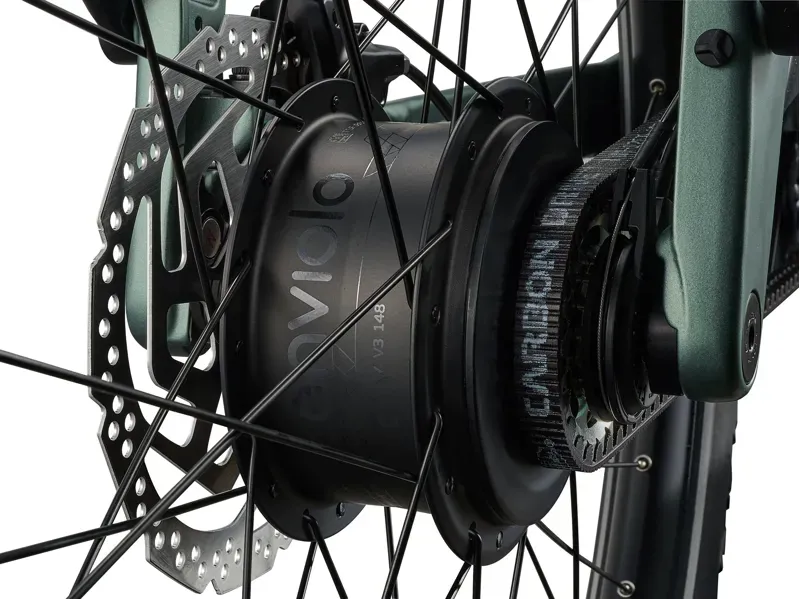 Giant - Explore E+ 2 Stepthrough Electric Hybrid Bike in Alpine Green-1