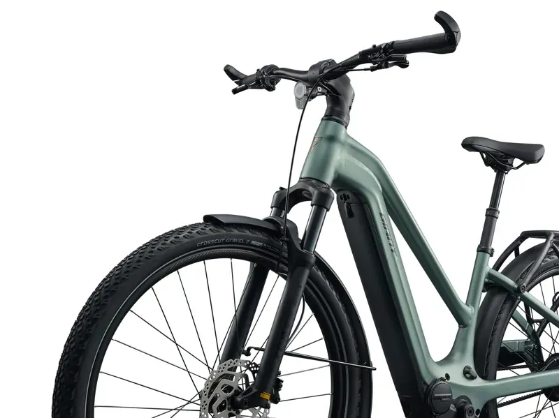 Giant - Explore E+ 2 Stepthrough Electric Hybrid Bike in Alpine Green-7