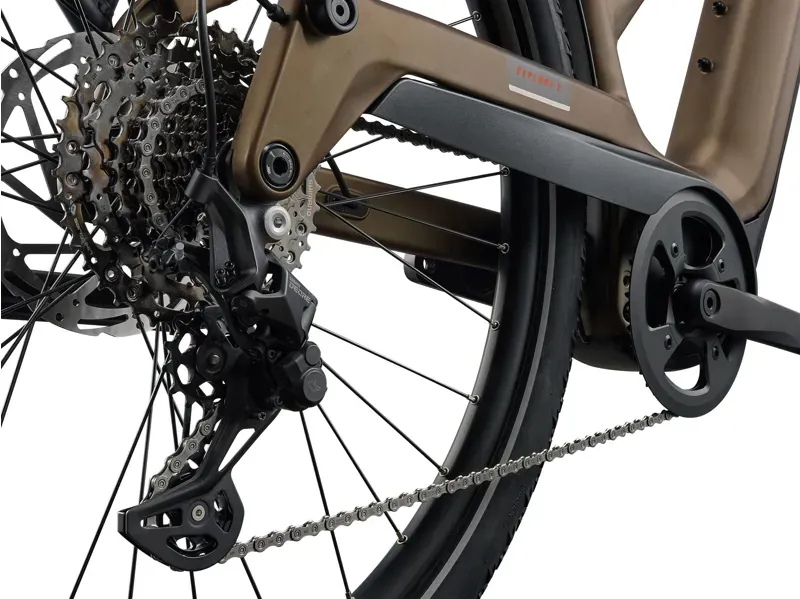 Giant - Explore E+ 3 Electric Hybrid Bike in Pyrite Brown-5