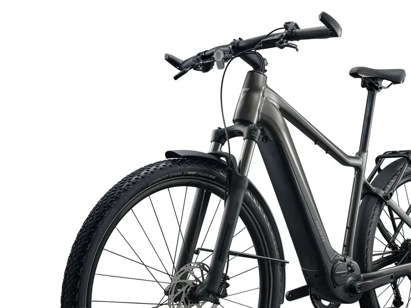 Giant - Explore E+ 4 Electric Hybrid Bike in Stealth Chrome-5