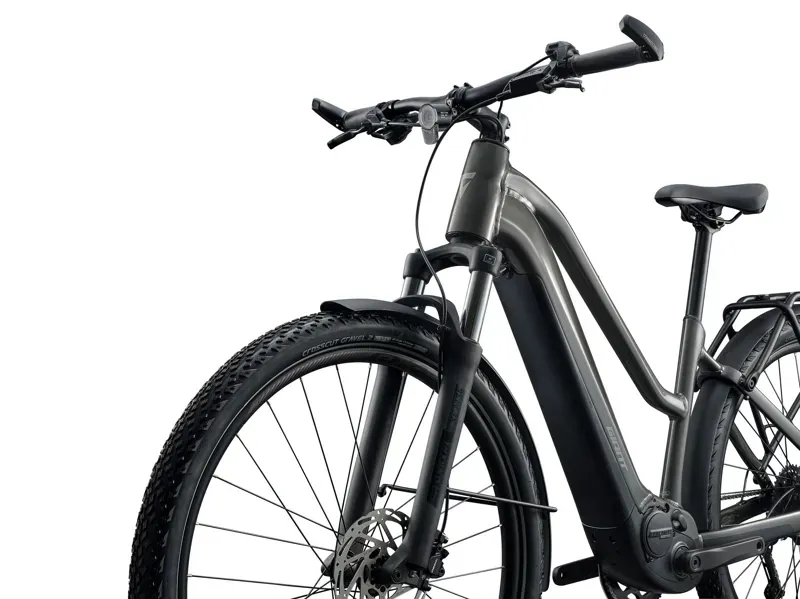 Giant - Explore E+ 4 Stagger Electric Hybrid Bike in Chrome-1