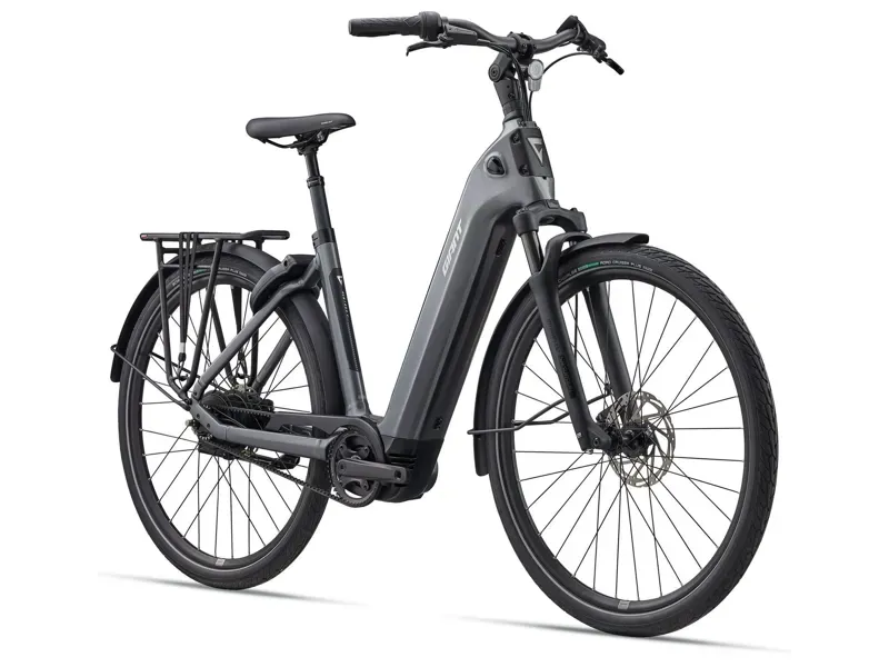 Giant - NewTour E+ 0 LST Electric City Bike in Charcoal-1
