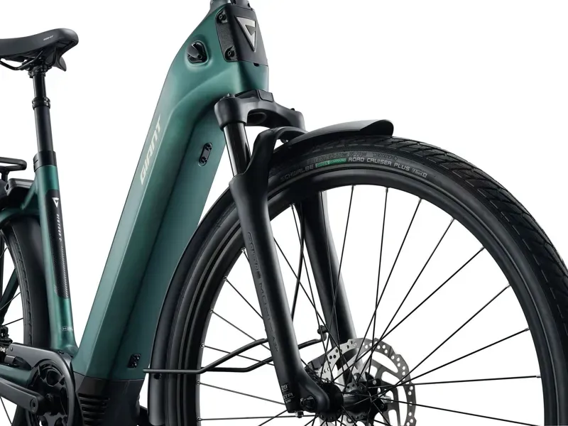 Giant - NewTour E+ 3 LST Electric City Bike in Kelp/Forest-1
