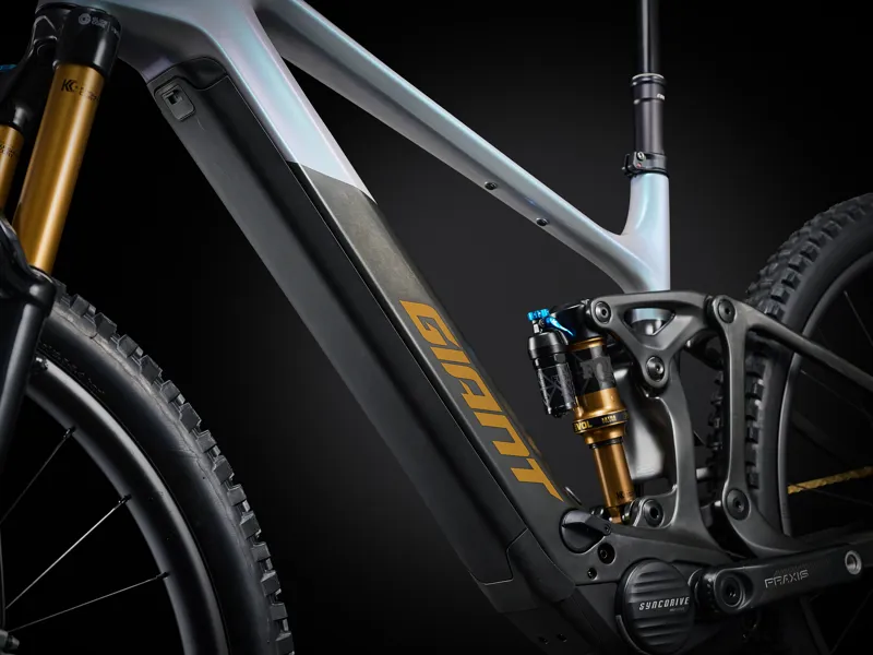 Picture of the bike downtube and EnergyPak battery area