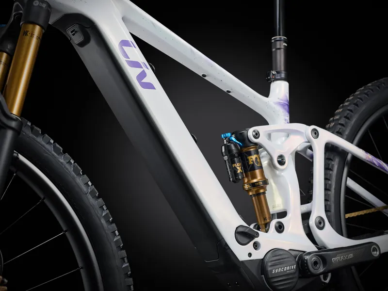 Picture of the bike downtube and EnergyPak battery area