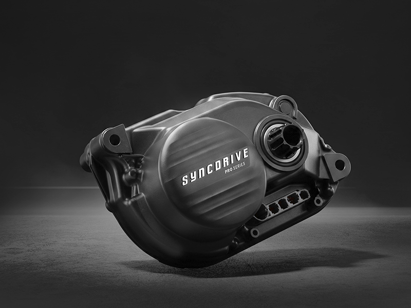 Close up of the SyncDrive Pro 4 motor