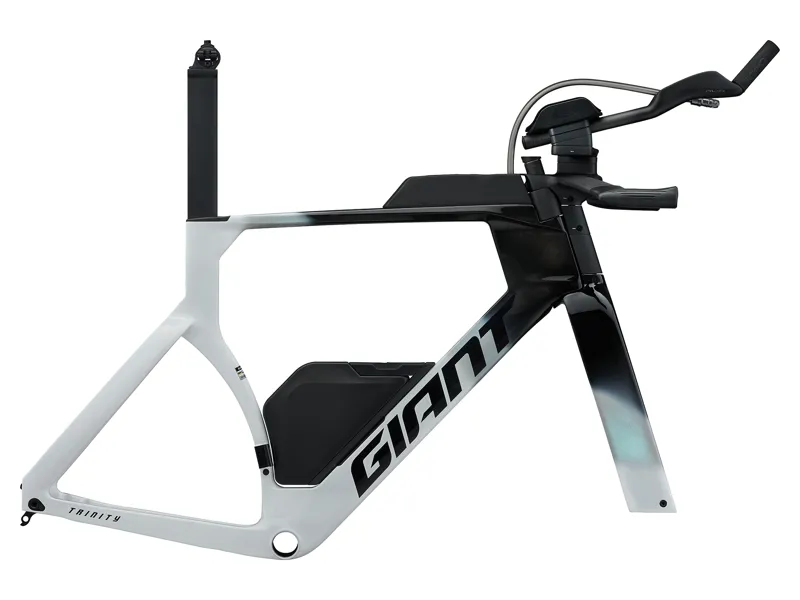 Giant - Trinity Advanced SL Triathlon Road Race Bike Frameset in White/carbon