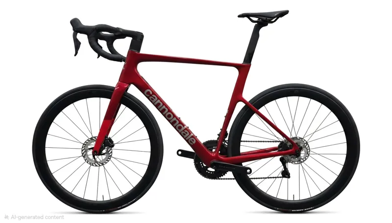 Cannondale - SuperSix EVO 2 - 56cm - Carbon Road Race Bike in Metallic Red - Ex Display - Like New Condition-2