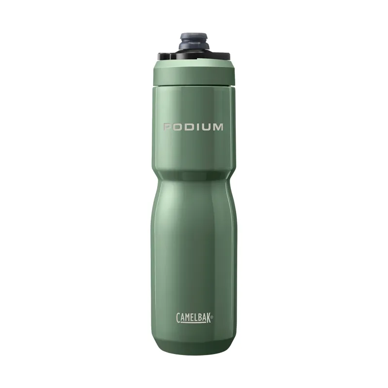 Camelbak - Podium Steel - 650ml / 22oz Bike Bottle in Moss