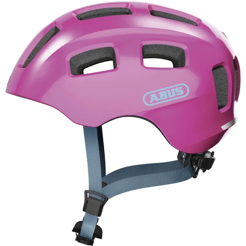 ABUS - Youn-I 2.0 Youth Bike Helmet in Sparkling Pink