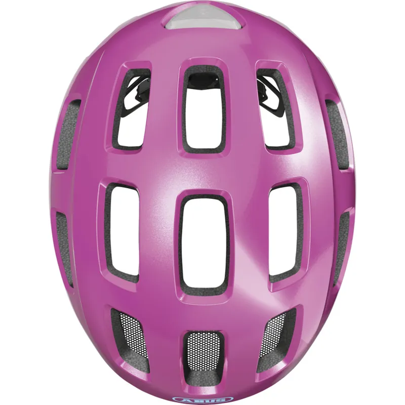 ABUS - Youn-I 2.0 Youth Bike Helmet in Sparkling Pink-1