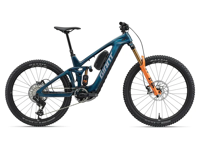 Giant - Reign Advanced E+ 0 Electric Carbon Full Suspension Mountain Bike in Celestial Tide