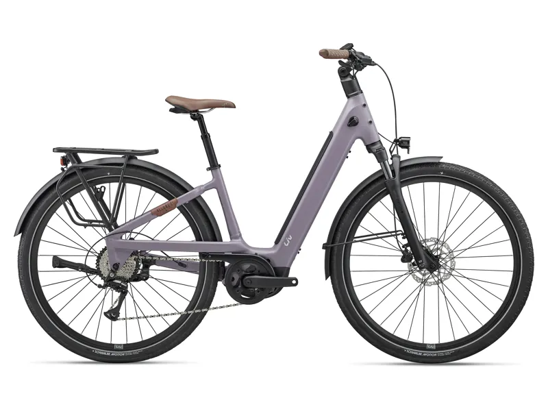 Liv - Allure E+ 2 Electric Step Through Hybrid Bike in Moonberry