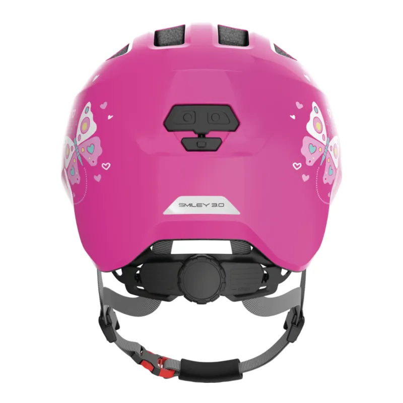 ABUS - Smiley 3.0 Kids Helmet in Pink Butterfly-3