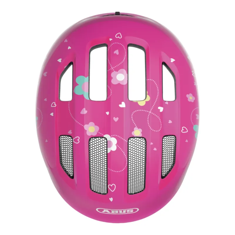 ABUS - Smiley 3.0 Kids Helmet in Pink Butterfly-4
