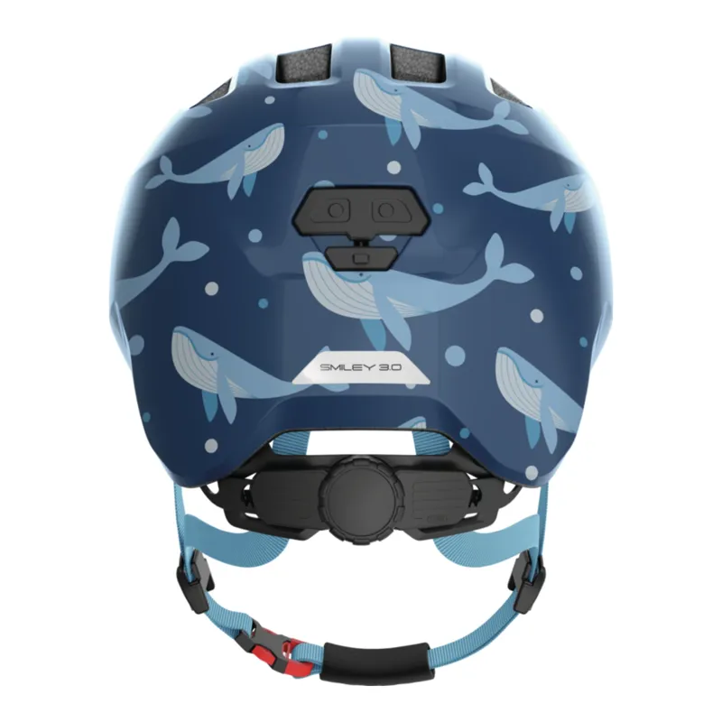 ABUS - Smiley 3.0 Kids Helmet in Blue Whale-3