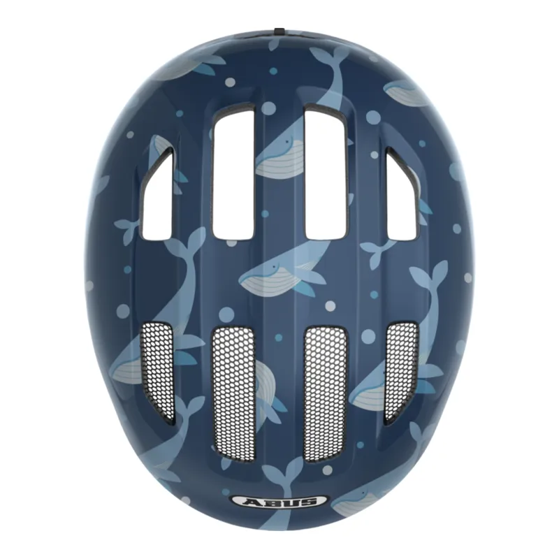ABUS - Smiley 3.0 Kids Helmet in Blue Whale-4