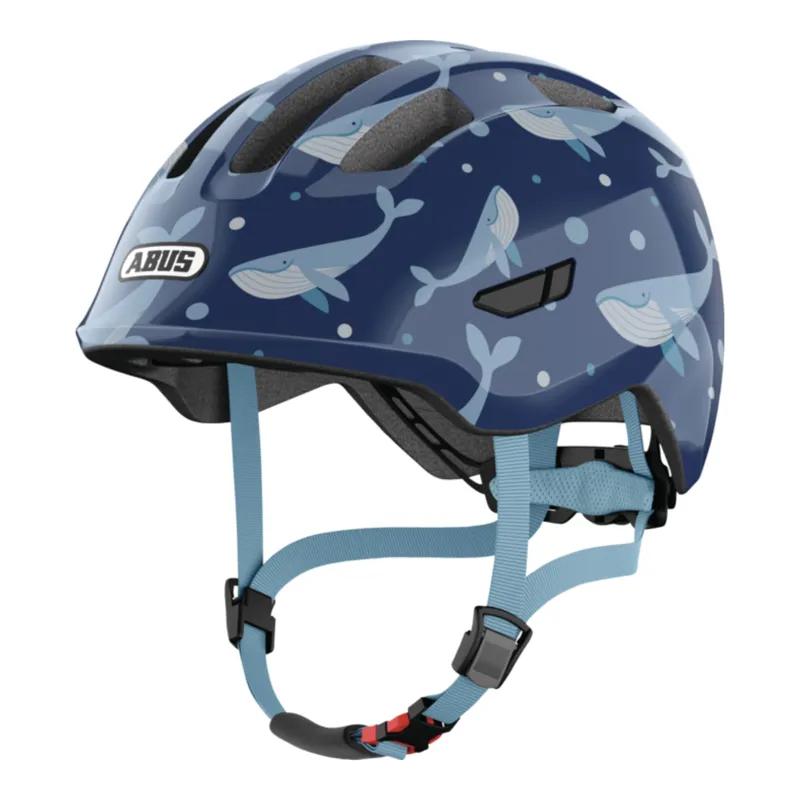 ABUS - Smiley 3.0 Kids Helmet in Blue Whale-1
