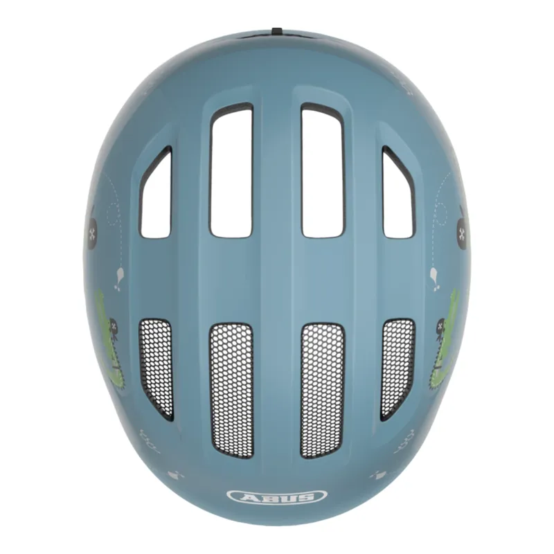 ABUS - Smiley 3.0 Kids Helmet in Blue Croco-4