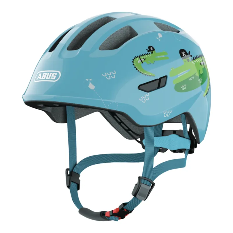 ABUS - Smiley 3.0 Kids Helmet in Blue Croco-1