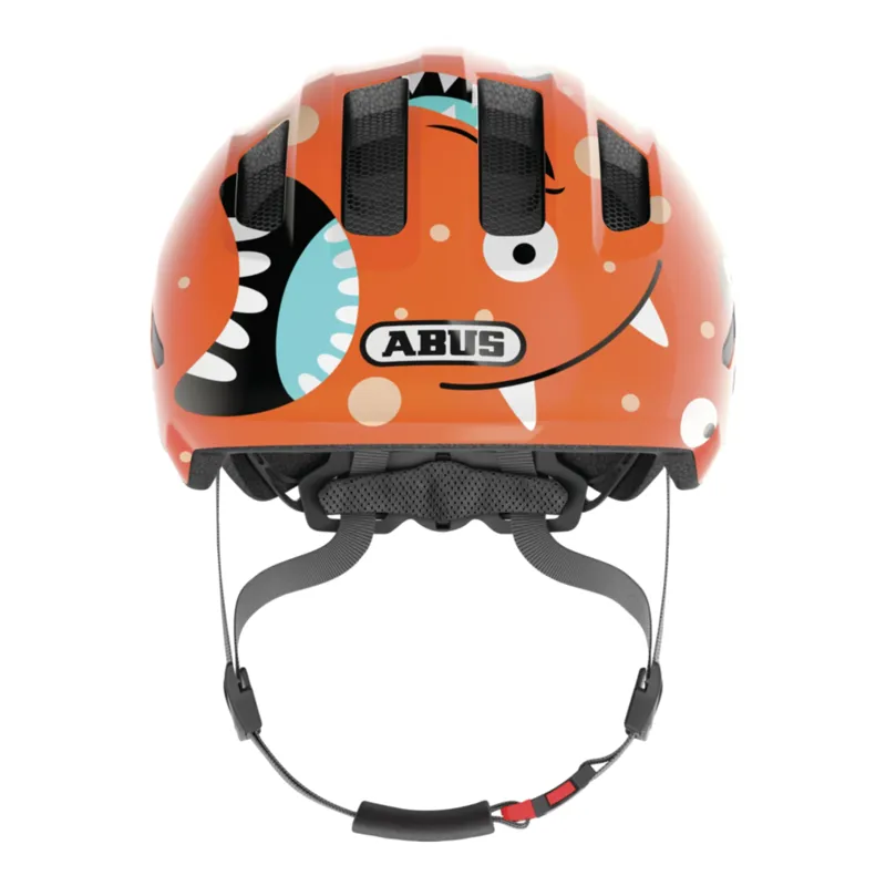 ABUS - Smiley 3.0 Kids Helmet in Orange Monster-1